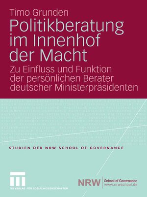 cover image of Politikberatung im Innenhof der Macht